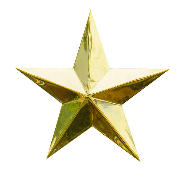 istock Golden Christmas Star 543585204