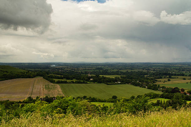 istock Cloudy view over the Chilterns in Buckinghamshire 543585356