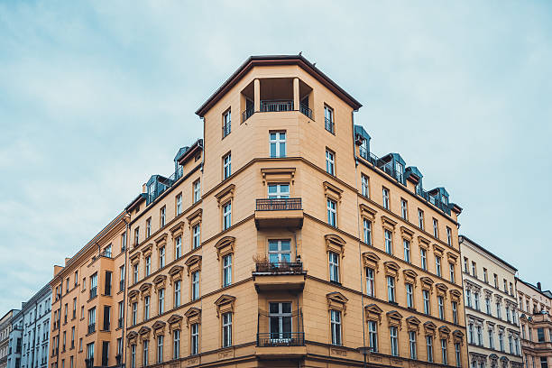 istock beautiful and luxury row houses 543587900