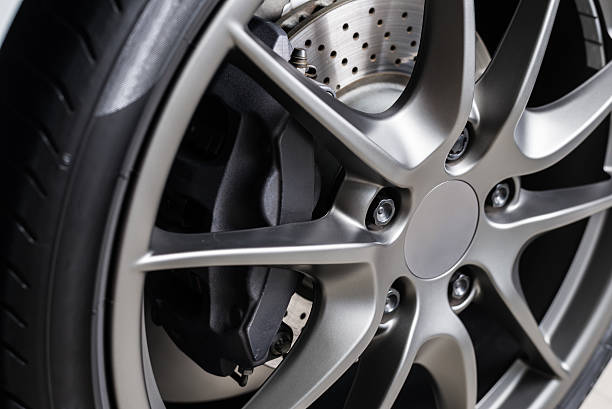 istock Car detailing series : Super car disc-brake 543588802