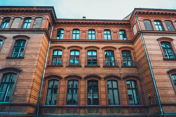 istock Low angle view of beautiful apartment building 543589300