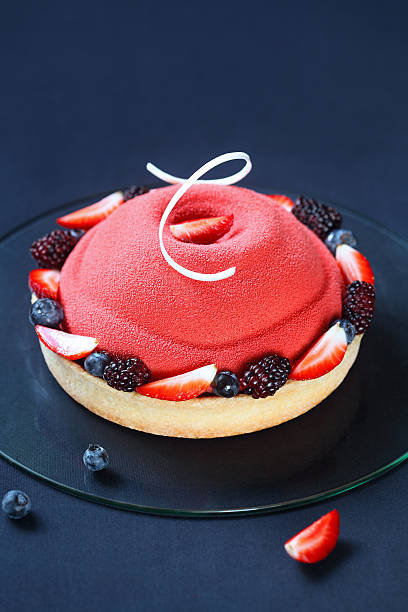 Contemporary Summer Berry Mousse Cake