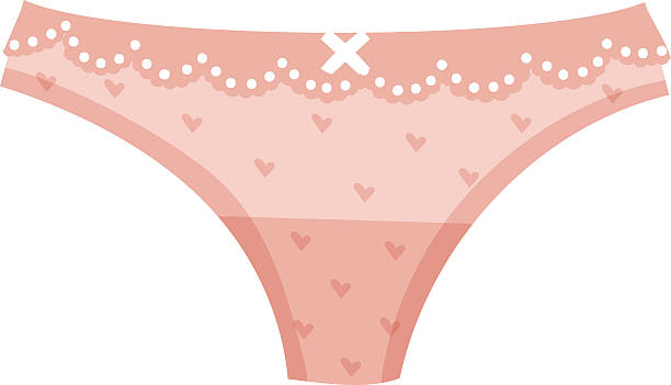 ilustrações de stock, clip art, desenhos animados e ícones de chinelo cuecas ilustração vetorial. - panties underwear transparent women