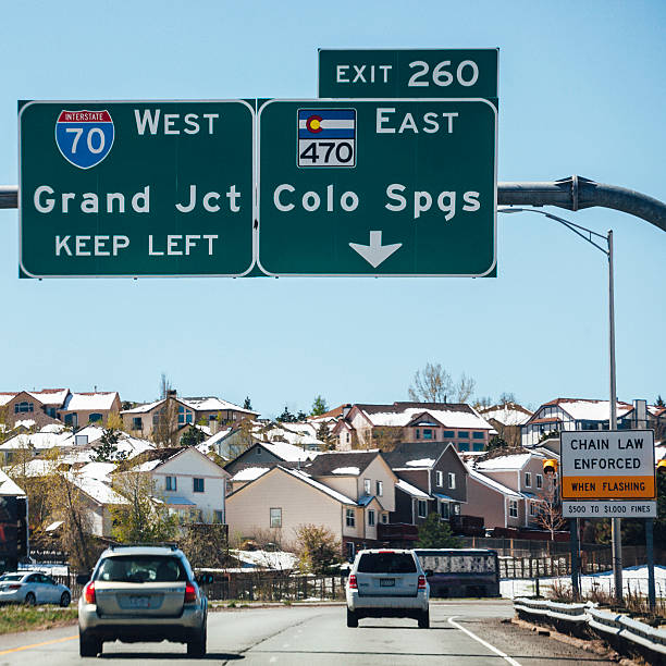 istock Winter traffic in interstate 70, Colorado. 543596846