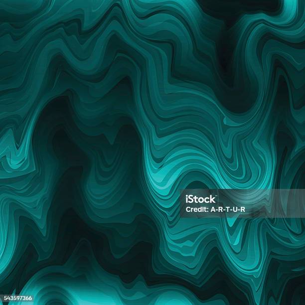Abstract Stylized Texture Malachite Stock Illustration - Download Image Now - Dark, Deep, Marble - Rock