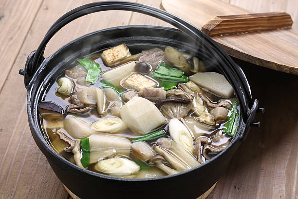 istock imoni, japanese hotpot cooking 543597490