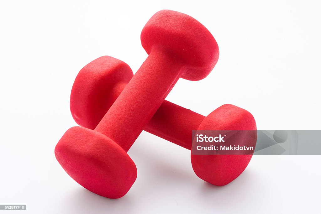 Close up dumbbell Hand Weight Stock Photo