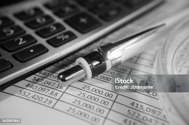 Balance Sheet Stock Photo - Download Image Now - Accountancy, Black And White, Finance