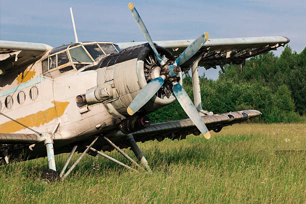 istock old airplane on the field 543598998
