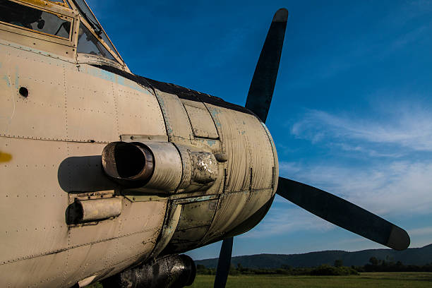 istock old airplane on the field 543599248