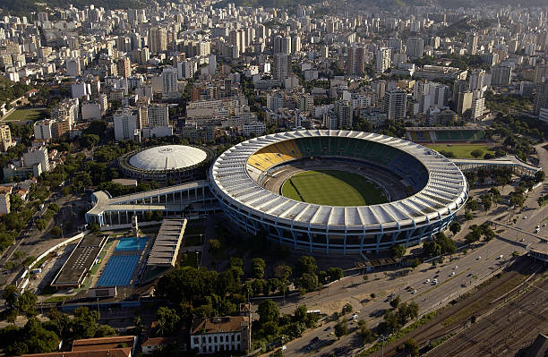マラカナスタジアム-リオデジャネイロ（ブラジル） - brazil stadium maracana stadium sport ストックフォトと画像