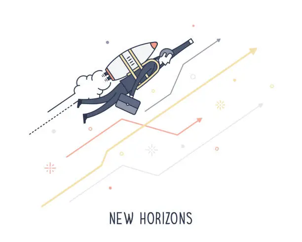 Vector illustration of New Horizons
