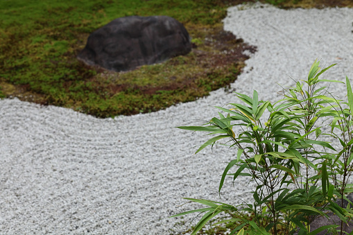 Japanese rock garden\