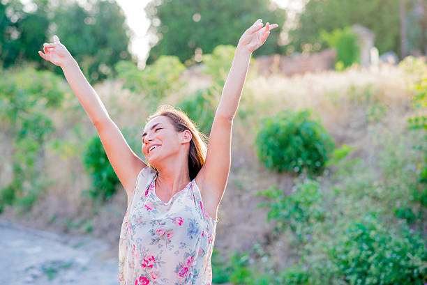istock Free Happy Woman Enjoying Nature. 543656294