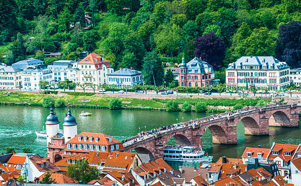 istock Tour Boat on the  Neckar River, 543656470