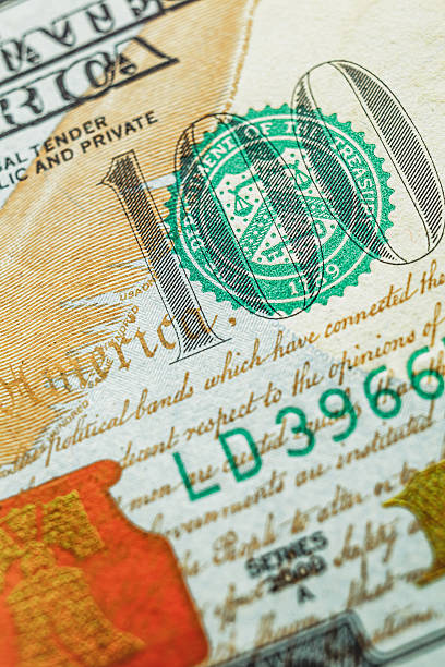 istock Macro shot of a 100 dollar 543658194