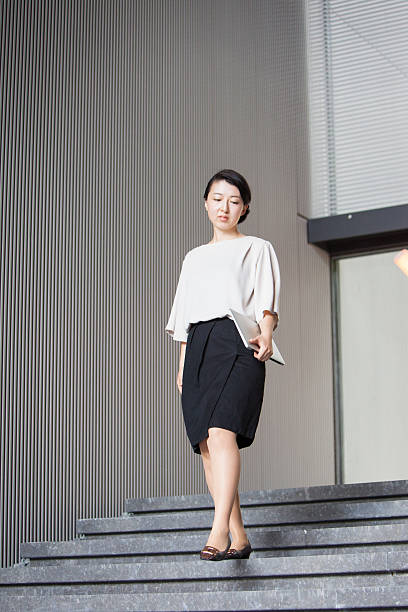 istock Female Business executive works away from a bad meeting 543663384