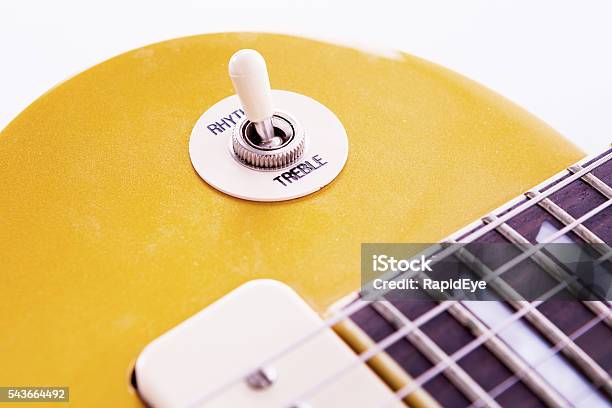 Tío o señor pesado civilización Closeup 56 Les Paul Pro Electric Guitar Pickup Selector Switch Stock Photo  - Download Image Now - iStock