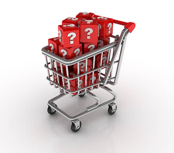 Shopping Cart with Question Mark Blocks