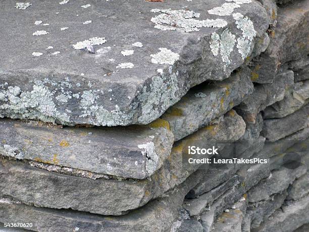 Layered Rock Wall Stock Photo - Download Image Now - Backgrounds, Horizontal, Layered