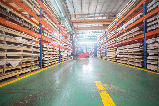 Metal processing warehouse