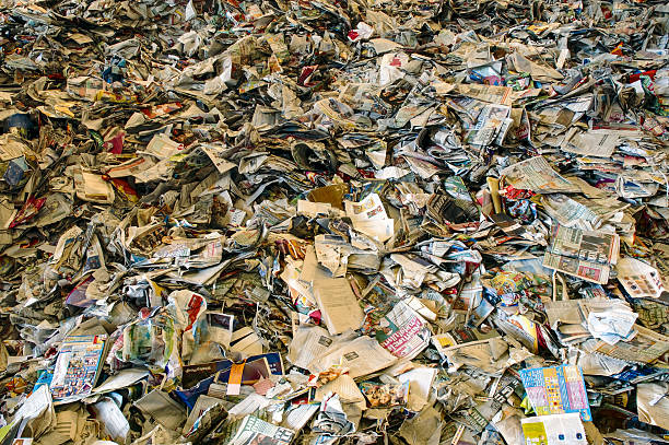 istock Used paper for recycling 543682050