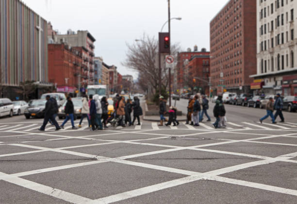 istock Pedestrians on zebra crossing 543683756