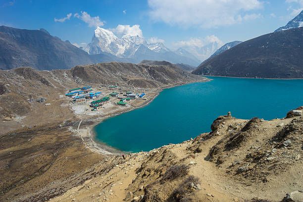 istock Trekking trail to Gokyo Ri 543687942