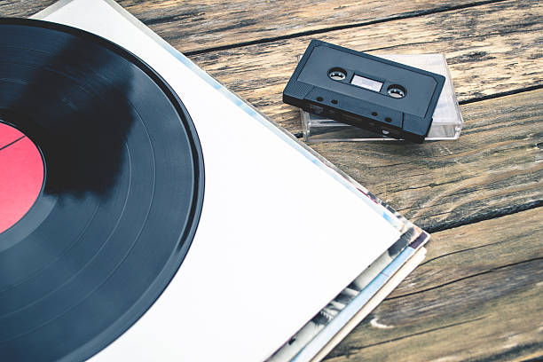 istock Vinyl records and cassettes 543688034