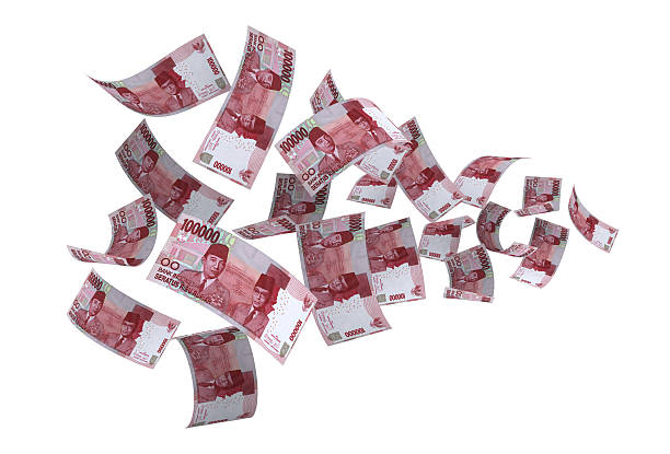 indonesiano denaro - indonesian currency foto e immagini stock
