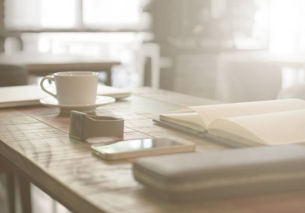 istock Fashionable working desk 543691076