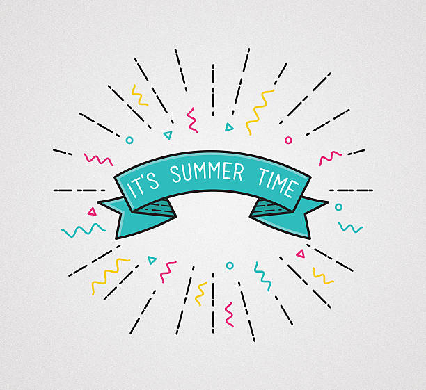 istock It is summer time. Inspirational illustration, motivational quote 543692432