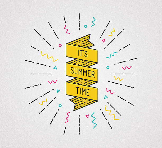 istock It is summer time. Inspirational illustration, motivational quote 543693428