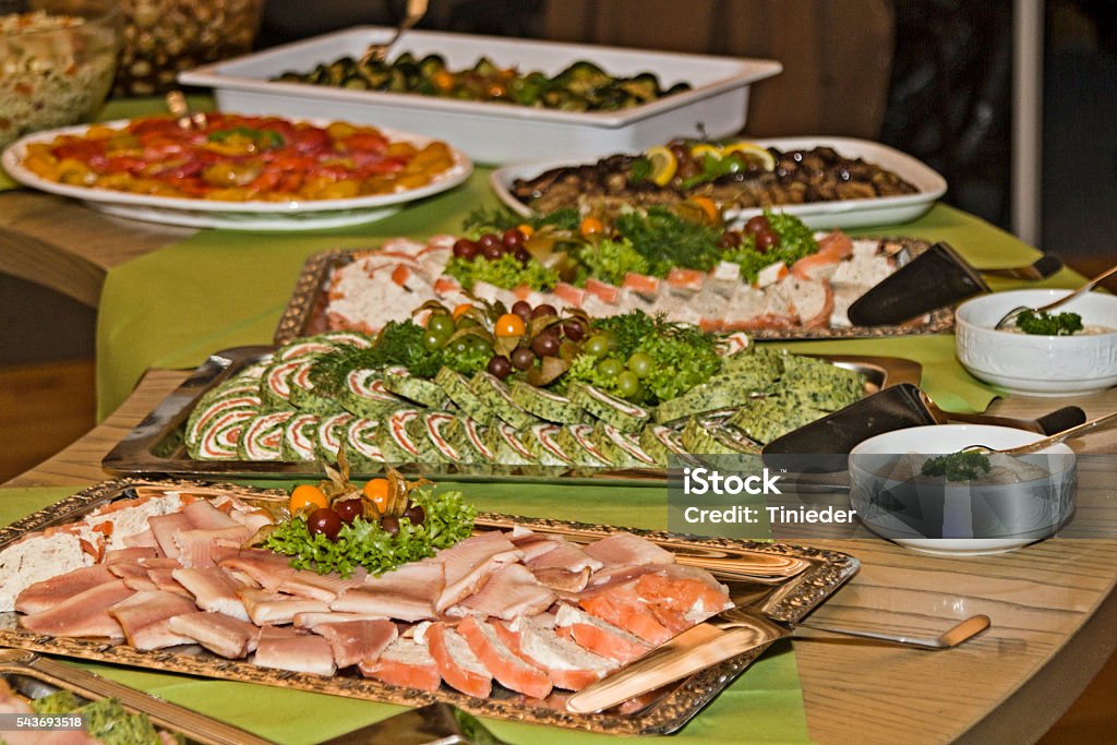 Cold Buffet Layout Cold Buffet With Various Delicacies Stock Photo - Download Image Now ...