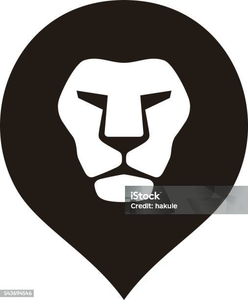 Lion Head Logo Icon Vector Illustration Stock Illustration - Download Image Now - Lion - Feline, Icon, Leo