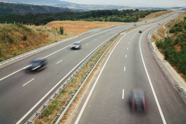 istock Blurred cars on a highway 543698658