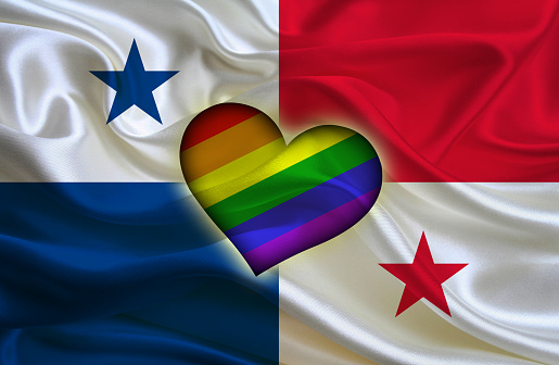 Panamanian and Gay Pride flag