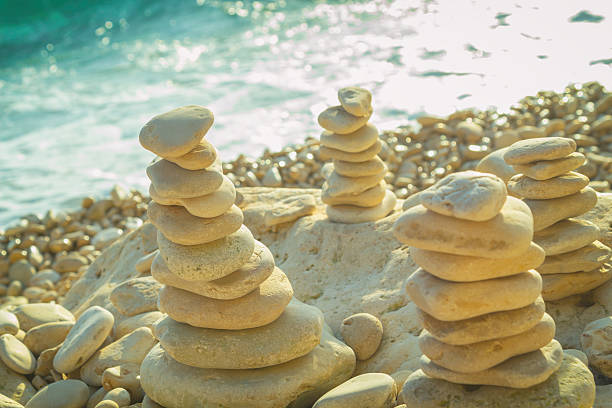 istock Zen stones near water. 543810024