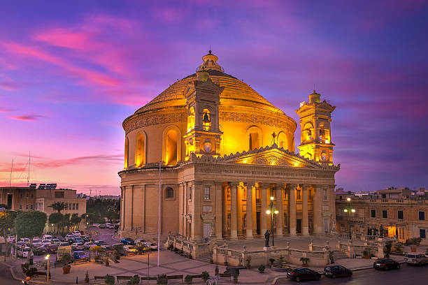 Malta - The Famous Mosta Dome stock photo