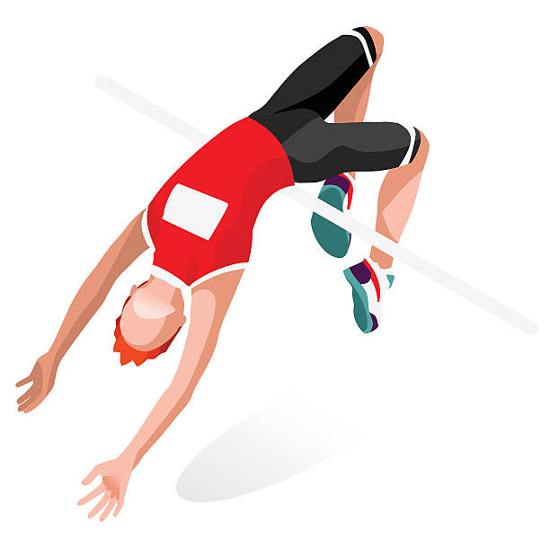 Athletics Jump Sports Isometric 3d Vector Illustration Stock Illustration -  Download Image Now - iStock