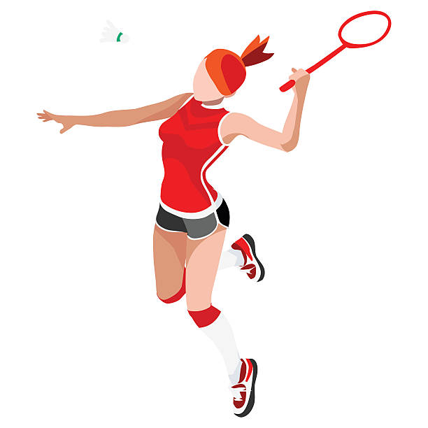 1,609 Cartoon Of The Badminton Player Illustrations & Clip Art - iStock