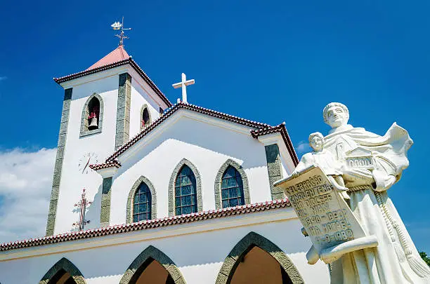 portuguese christian catholic church landmark in central dili city east timor