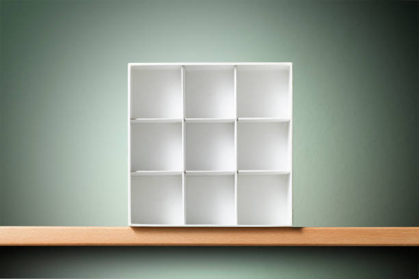 保管ボックス - shelf bookshelf empty box ストックフォトと画像