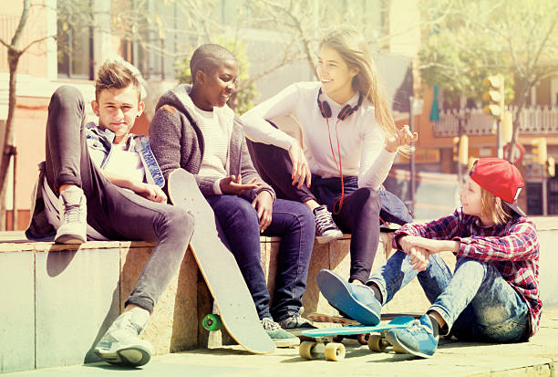 istock teens spending time together  in sunny day 543814376