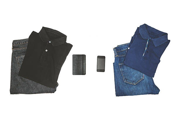 istock Mens casual outfit on white background 543815902