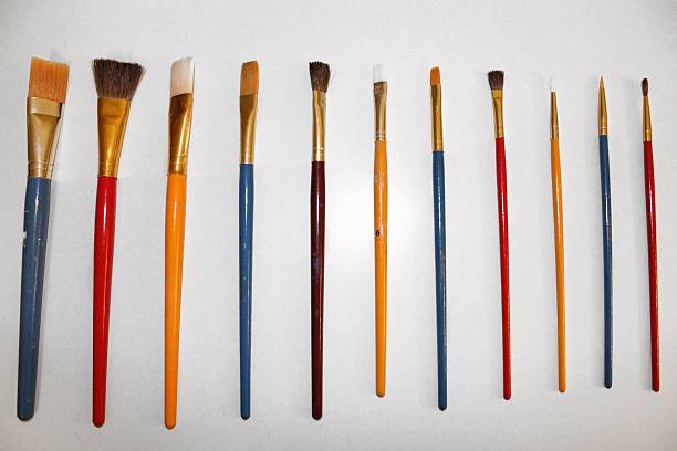 istock Paint Brushes of Different Size and Color 543817068