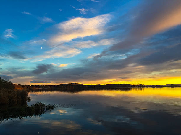 istock Scenic view of Sunset over Loch 543817114