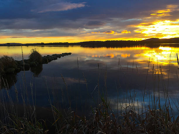 istock Scenic view of Sunset over Loch 543818254
