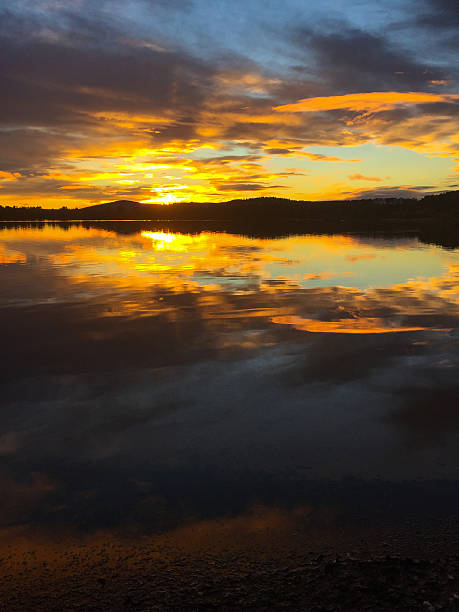 istock Scenic view of Sunset over Loch 543819084