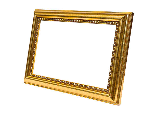 istock Beside Old Antique Gold frame Isolated On White Background 543819688